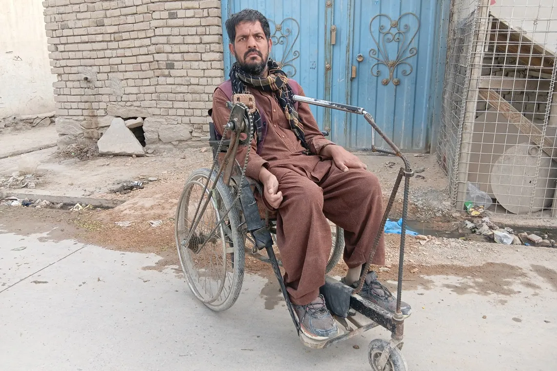 "Polio limited my body, but not my dreams": The story of Mohammad Salim