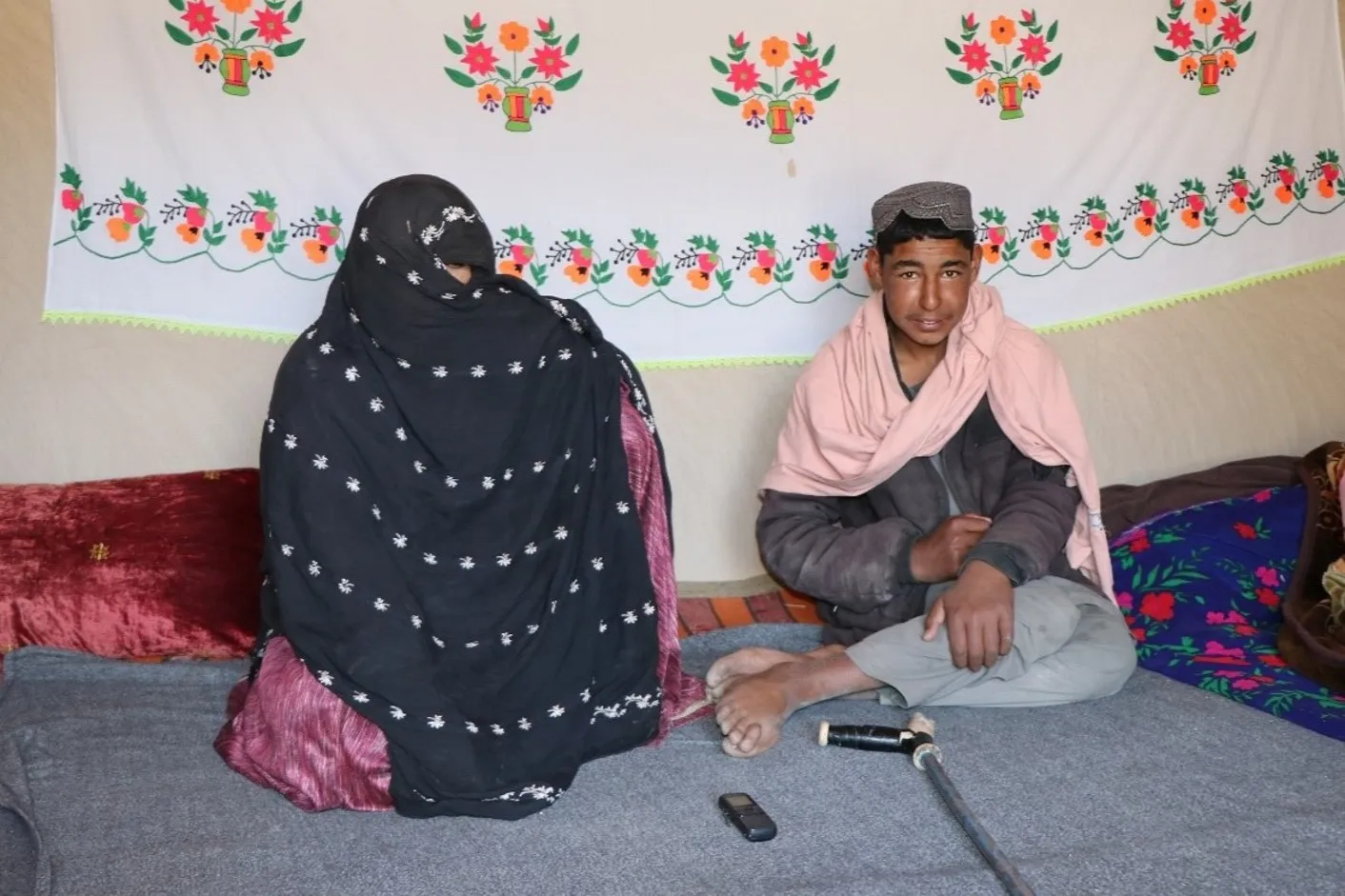A widowed mother and her polio-affected son